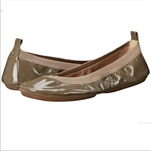 YOSI SAMRA FLATS BALLET FOLDABLE PATENT LEATHER